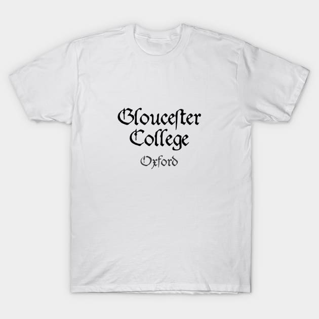 Oxford Gloucester College Medieval University T-Shirt by RetroGeek